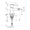 Змішувач для біде Hansgrohe Talis Classic 14120000 - Фото 1